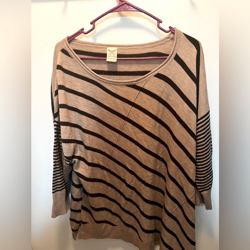 3XL stripped women’s sweater.